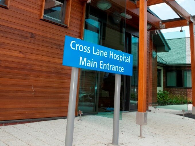 Cross Lane Hospital Entrance