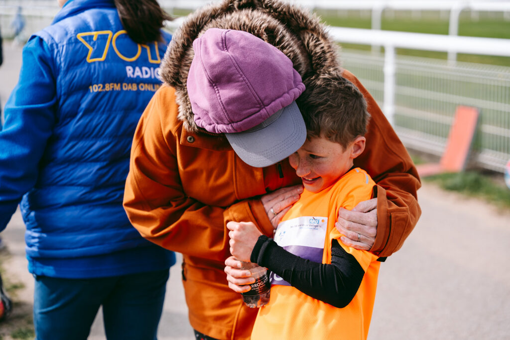 Runners at the 2025 TEWV 10k, York Racecourse.