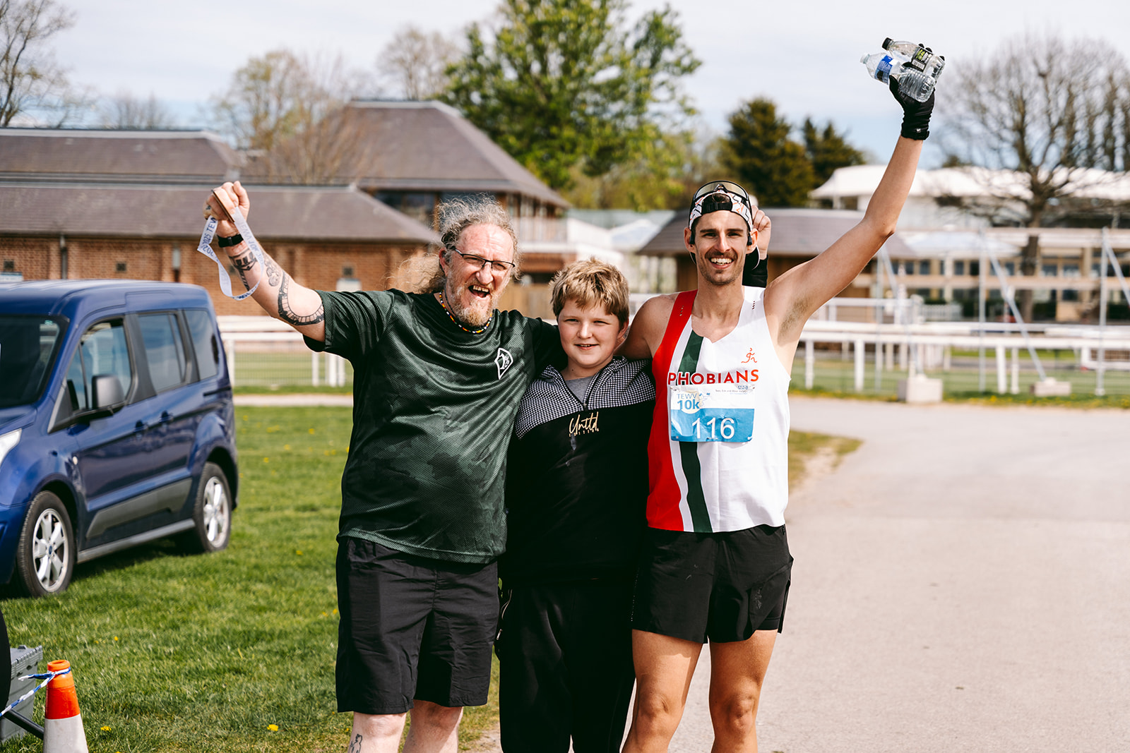 Runners at the 2025 TEWV 10k, York Racecourse.