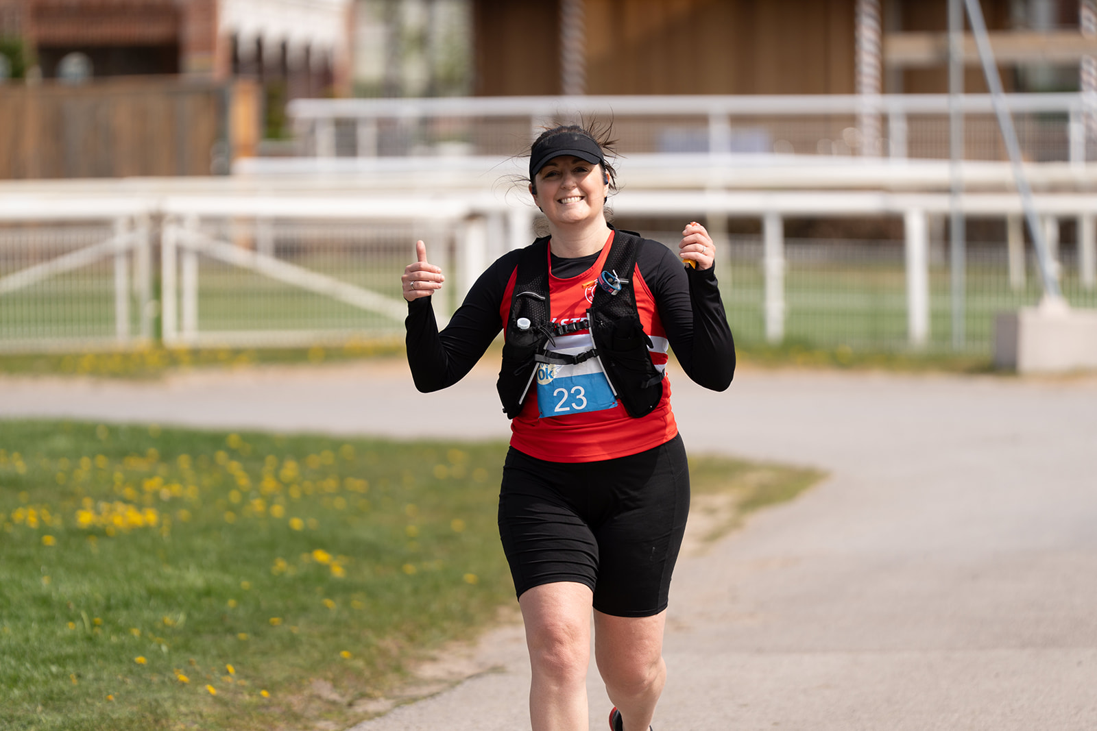 Runners at the 2025 TEWV 10k, York Racecourse.