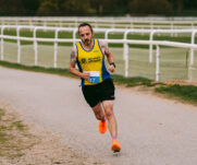 Runners at the 2025 TEWV 10k, York Racecourse.