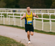 Runners at the 2025 TEWV 10k, York Racecourse.