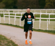 Runners at the 2025 TEWV 10k, York Racecourse.