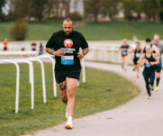 Runners at the 2025 TEWV 10k, York Racecourse.