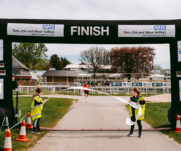 Runners at the 2025 TEWV 10k, York Racecourse.