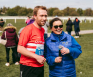 Runners at the 2025 TEWV 10k, York Racecourse.