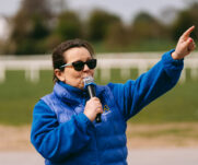 Runners at the 2025 TEWV 10k, York Racecourse.