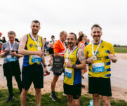 Runners at the 2025 TEWV 10k, York Racecourse.
