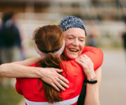 Runners at the 2025 TEWV 10k, York Racecourse.