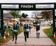 Runners at the 2025 TEWV 10k, York Racecourse.