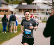 Runners at the 2025 TEWV 10k, York Racecourse.
