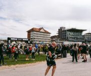Runners at the 2025 TEWV 10k, York Racecourse.