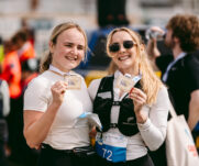 Runners at the 2025 TEWV 10k, York Racecourse.