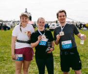 Runners at the 2025 TEWV 10k, York Racecourse.