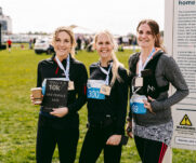 Runners at the 2025 TEWV 10k, York Racecourse.