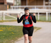 Runners at the 2025 TEWV 10k, York Racecourse.