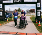 Runners at the 2025 TEWV 10k, York Racecourse.