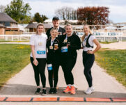 Runners at the 2025 TEWV 10k, York Racecourse.