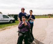 Runners at the 2025 TEWV 10k, York Racecourse.