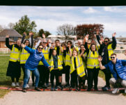 Runners at the 2025 TEWV 10k, York Racecourse.